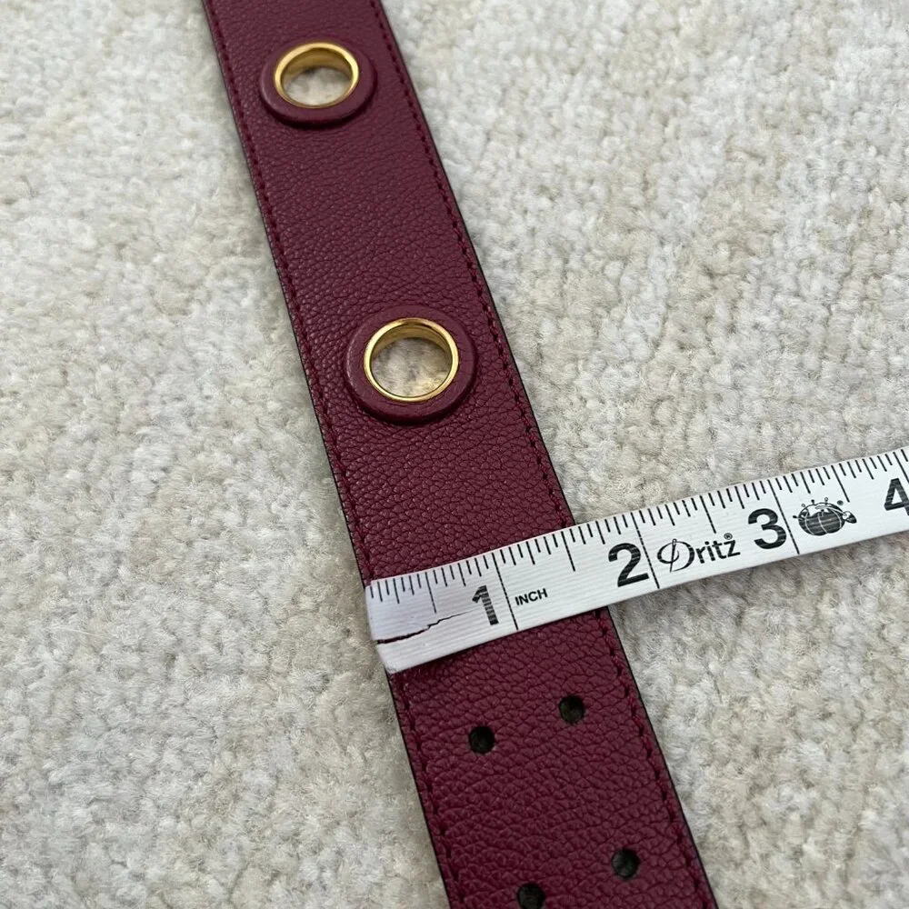 Burberry Leather Grommet Belt 30/75